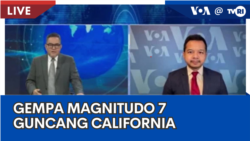 Laporan VOA untuk TVRI: Gempa Magnitudo 7 Guncang California, Amerika Serikat Laporan VOA untuk TVRI: Gempa Magnitudo 7 Guncang California, Amerika Serikat