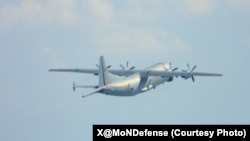 资料照片:2020年10月25日,出现在台湾西南空域防空识别区的中国大陆运八反潜机