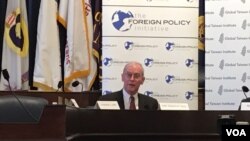 前美国在台协会台北处长杨苏棣(美国之音钟辰芳拍摄)