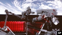 中国的“天宫”空间站。