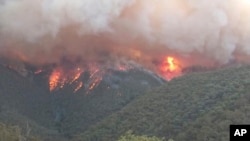 澳大利亚东南部山火猛烈,烟雾漫天。2020年1月2日图片。