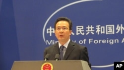 中国外交部发言人洪磊(资料照)