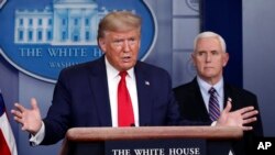 美国总统特朗普发表关于新型冠状病毒的讲话(2020年3月26日)。