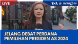 Laporan VOA untuk Metro TV: Debat Perdana Pemilihan Presiden AS 2024 