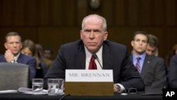 Ông John Brennan, người được Tổng thống Obama chọn đứng đầu CIA, điều trần trước Ủy ban Tình báo Thượng viện