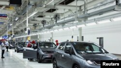 泰国罗勇的中国比亚迪电动汽车工厂(2024年7月4日)