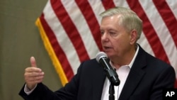 资料照:美国资深联邦参议员格雷厄姆