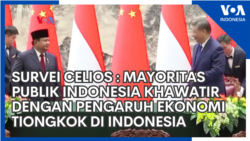 Survei CELIOS: Mayoritas Publik Indonesia Khawatir dengan Pengaruh Ekonomi Tiongkok di Indonesia