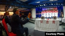 北京锡安教会在总堂举办祈祷会告别(美国对华援助协会图片)