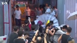 香港元朗暴力事件现场画面 香港元朗暴力事件现场画面