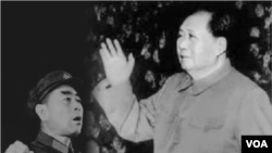 毛泽东和周恩来在文革中。毛泽东评水浒批宋江,影射周恩来