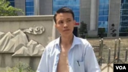 吴良述律师遭法警殴打在网上引起广泛关注,图为吴革律师微博。截屏时间2016年6月7日0点。