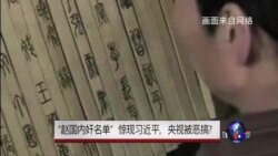 焦点对话:“赵国内奸名单”惊现习近平,央视被恶搞? 焦点对话:“赵国内奸名单”惊现习近平,央视被恶搞?