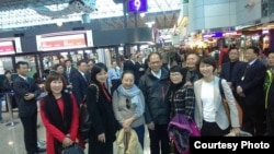 游锡堃率代表团前往美国(取自游锡堃脸书)