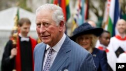 资料照片:英国的查尔斯王子(2020年3月9号)