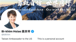 改称台湾驻美大使引发议论 萧美琴:我的职责跟大使一样 改称台湾驻美大使引发议论 萧美琴:我的职责跟大使一样