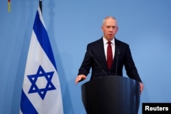 资料照:以色列国防部长约阿夫·加兰特(Yoav Gallant)