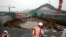 记者2009年6月4日观看中国浙江三门核电站工地。（资料照）