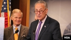 参议员舒默(资料照)(美国之音杨晨拍摄)