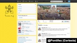 Trang Twitter của Đức Giáo Hoàng