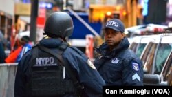 Các biện pháp an ninh đã được tăng cường ở thành phố New York từ sau khi xảy ra các vụ khủng bố ở Paris.