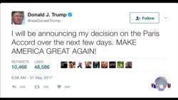 有关川普可能退出巴黎协议的报道引发诸多担忧 有关川普可能退出巴黎协议的报道引发诸多担忧