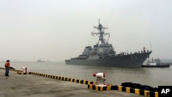 美国海军“斯特塞姆”号驱逐舰(资料照)