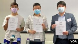 香港民意研究所9月3日公布的民意调查显示,只有4%的受访者有经常讨论和提及香港未來一年的三场选举,包括9月19日的选委会选举、12月的立法会选举,以及明年3月的特首选举 (美国之音汤惠芸)