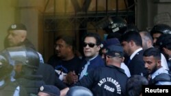 资料照片:巴基斯坦前总理伊姆兰·汗在伊斯兰堡高等法院出庭。(2023年5月12日)