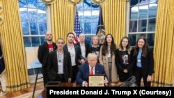 ፕረዚደንት ትራምፕ ካብ ቓዛ ጅሆ ተታሒዛ ዝነበረት ዝተፈትሓት ኣመሪካዊት