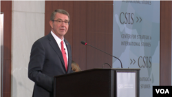 国防部长卡特谋推军队改革方案(美国之音黎堡拍摄)