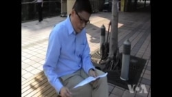 香港活动人士争取扩大选民权 香港活动人士争取扩大选民权