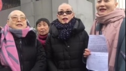 709家属削发抗议天津法院枉法办案 709家属削发抗议天津法院枉法办案