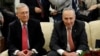 Senate Majority Leader Mitch McConnell and Senate Minority Leader Chuck Schumer take part in a meeting with U.S. President Donald Trump and other Congressional leaders in the Oval Office of the White House in Washington, U.S., Dec. 7, 2017. 