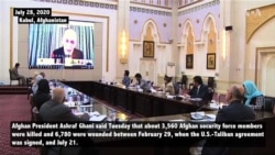 Afghan Government Says Thousands Killed Since US-Taliban Peace Pact Afghan Government Says Thousands Killed Since US-Taliban Peace Pact