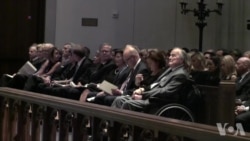 美国前第一夫人芭芭拉·布什葬礼举行 四位前总统参加 美国前第一夫人芭芭拉·布什葬礼举行 四位前总统参加