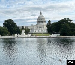 资料照片:美国国会大厦。(2024年9月21日)