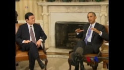 奥巴马会晤张晋创 美越发展新关系 奥巴马会晤张晋创 美越发展新关系