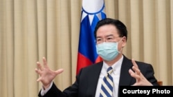 资料照：台湾外交部长吴钊燮 (照片来源：台湾外交部)