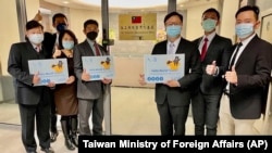 资料照:台湾驻立陶宛的台湾代表处2021年11月18日正式挂牌运作。