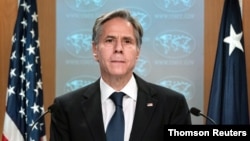 资料照片:美国国务卿布林肯。