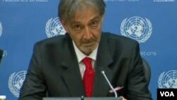 (资料照)罗卡2015年5月6日作为意大利红十字会主席在联合国发言。