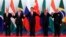 BRICS ညီလာခံတက်ရောက်သော နိုင်ငံ့ခေါင်းဆောင်များ
