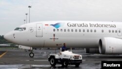 Máy bay Boeing 737 Max 8 của hãng Garuda.