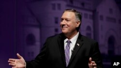 美国国务卿蓬佩奥 (美联社照片)