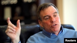 参议院情报委员会副主席马克·沃纳1月5日接受路透社采访