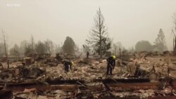 美国西部野火继续肆虐 成为总统竞选焦点 美国西部野火继续肆虐 成为总统竞选焦点