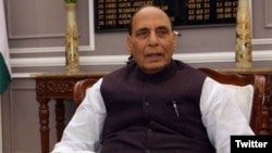 资料照：印度国防部长拉杰纳特·辛格