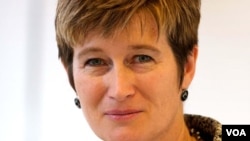 资料照片:前英国驻缅甸大使维姬·鲍曼。