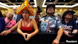 威斯康辛州绿湾的川普支持者。(2016年10月17日)